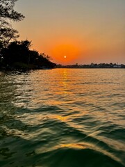 sunset over the sea © alberto