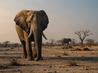 Protection of Elephants in dry environments, global warming