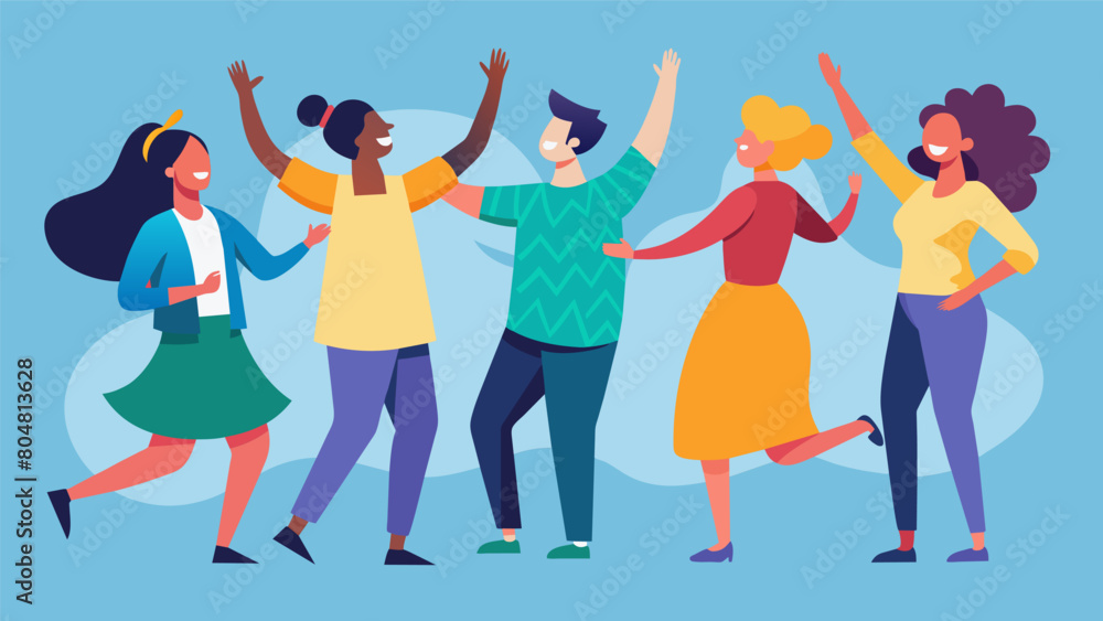 Poster a dance class where everyone is encouraged to embrace their unique abilities and celebrate their dif