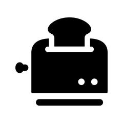 Toaster Icon, Toaster Vector Art Illustration. EPS 10