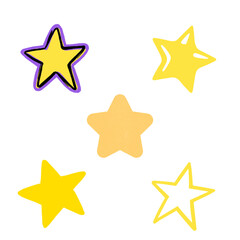 set of stars , icon