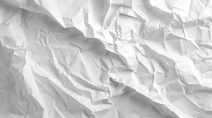 Torn paper pieces scattered on a pure white surface. Abstract composition symbolizing change and renewal.