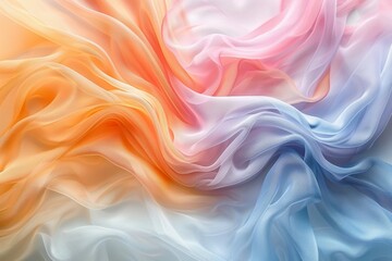 Obraz premium A colorful piece of fabric with a swirl pattern