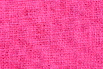 pink hemp viscose natural fabric cloth color, sackcloth rough texture of textile fashion abstract background