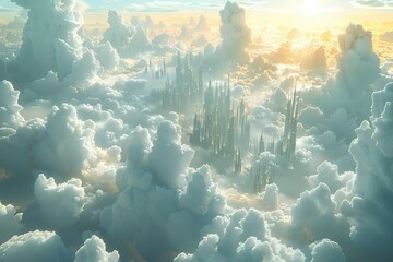 Dreamscape Metropolis: A Dynamic Interconnected Skyline