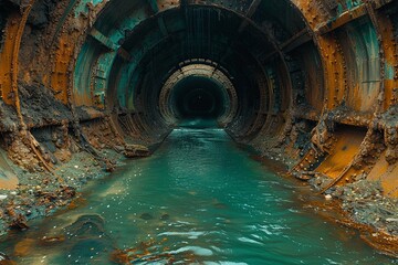 Efficiency Enhanced: Subterranean Labyrinth Sewage Treatment Plant