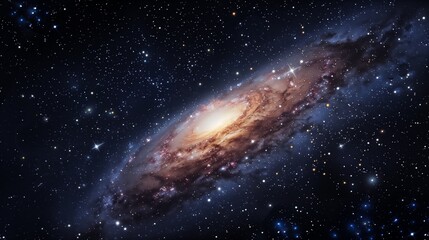 Obraz premium Spiral Galaxy Background