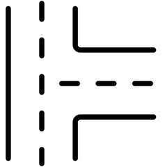 road line icon