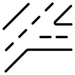 road line icon