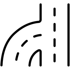 road line icon