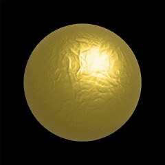 Earth globe 3d rendering isolated on black background.