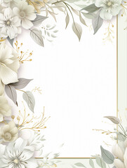 classic background, ornamental frame