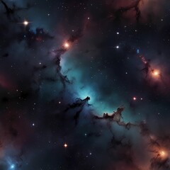 Fototapeta premium beautiful nebula and galaxy backgrounds. scene for poster, social media, web. generative ai
