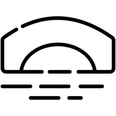 bridge line icon