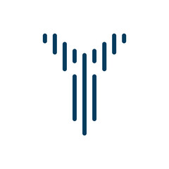 Monogram Y. Design vector Y logo. Monogram initial letter mark Y logo design. Monogram design vector logo. Monogram initial letter mark Y logo design. Simple Y monogram. Monogram Y design logo