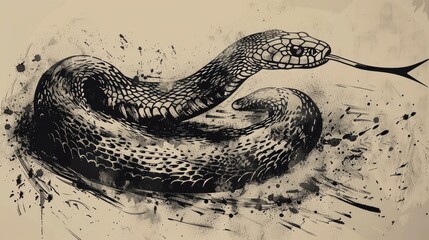 Intense Serpent Strike Illustration
