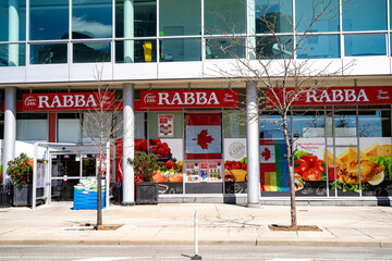 Naklejka premium Rabba Fine Foods Market in Toronto. Toronto, Canada - April 30, 2024.
