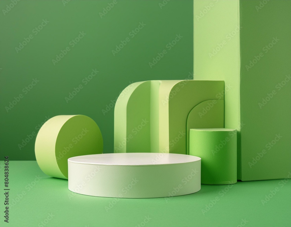 Poster 3d display product abstract minimal scene with geometric podium platform. cylinder background 3d ren
