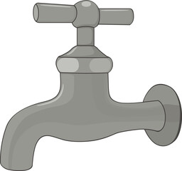 illustration of a faucet
