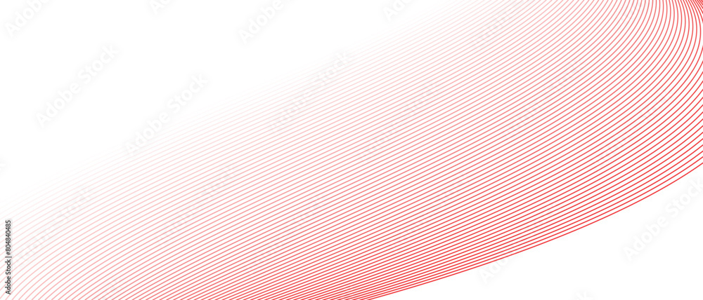 Aufkleber abstract simple white red gradient wave line design can be used background.