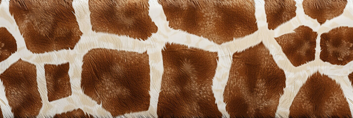 pattern of giraffe fur, generative AI