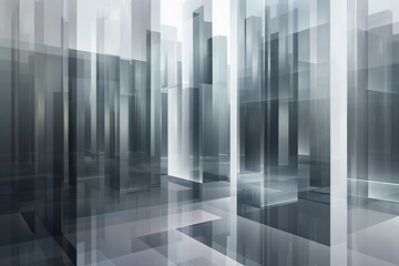 Obraz premium Abstract architectural background of glass wall