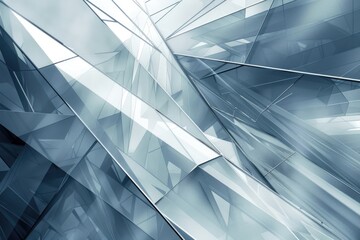 Abstract architectural background of glass wall