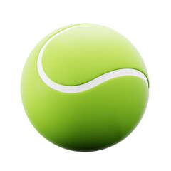 tennis ball sport game equipment 3d icon illustration render design