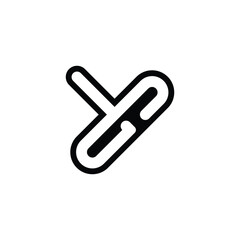 GY, YG, G AND Y Abstract initial monogram letter alphabet logo design