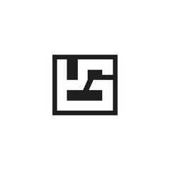 Alphabet letters Initials Monogram logo GY, YG, G and Y