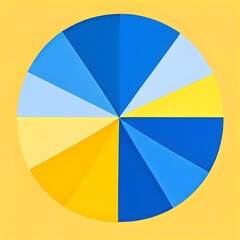 Fototapeta premium illustration of pie chart