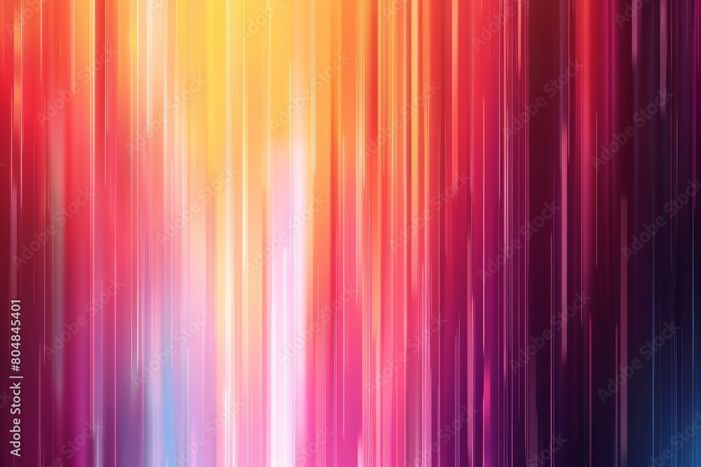 Poster a lines pattern in glowing colorful lines in digital technology style.