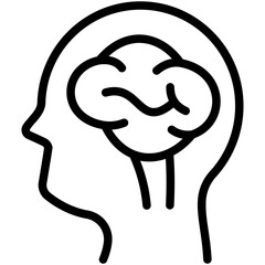 brain line icon