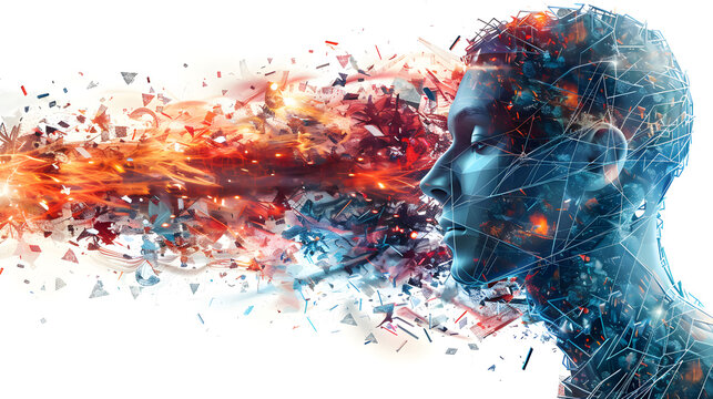 Surreal Human Data Fragments Geometric Symbiosis