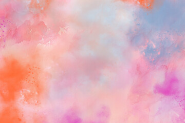 Obraz premium Abstract pastel colors watercolor background. Watercolor background. Abstract watercolor cloud texture. Oil painting background.