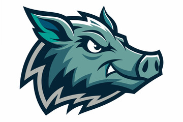 boar head logo vector illustration