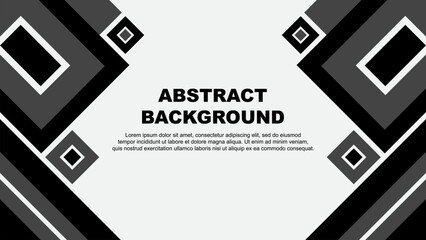 Abstract Black Background Design Template. Abstract Banner Wallpaper Vector Illustration. Black Cartoon