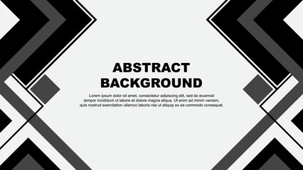 Abstract Black Background Design Template. Abstract Banner Wallpaper Vector Illustration. Black Banner