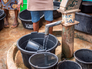 A local water system in Oyo, Nigeria on March 27, 2024.