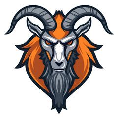 goat mascot logo icon
