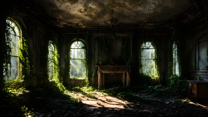 Places abandoned by human 