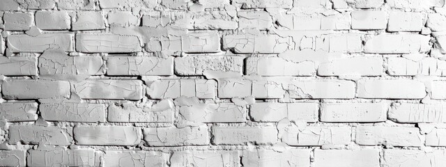Fototapeta premium background ฺWhite brick wall texture