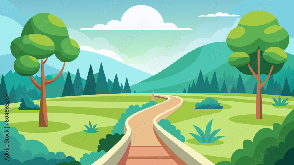 Aufkleber the soft track walking area boasts panoramic views of the surrounding greenery providing a serene en