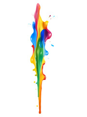 Fototapeta premium colorful paint splashes