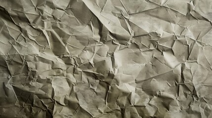 A paper with a lot of wrinkles and creases - obrazy, fototapety, plakaty