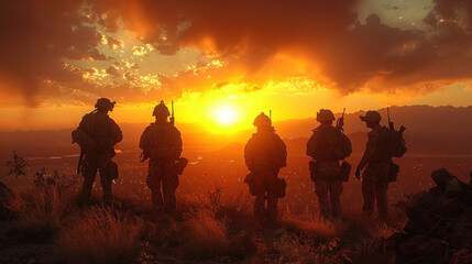Fototapeta premium Memorial Day, we pay tribute to the selflessness and valor of those who served and sacrificed for our country.