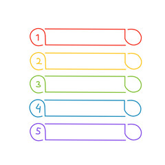 Obraz premium Bookmark flat icon