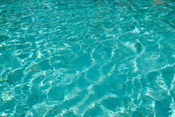 abstract water surface texture, bright green color tone