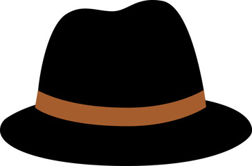 Father's Day Icon Hat Symbol vector.
Isolated hat icon.
