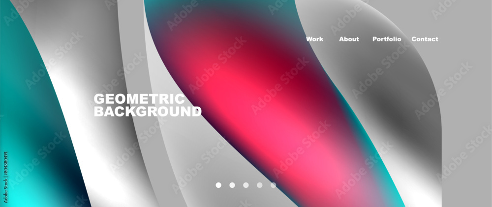 Aufkleber it looks like a geometric background with a gradient of colors . High quality